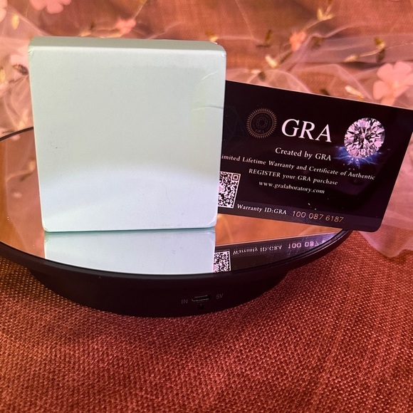 Moissanite One Carat Pink and White Square Studs in Sterling Silver S925 GRACert - Picture 11 of 11